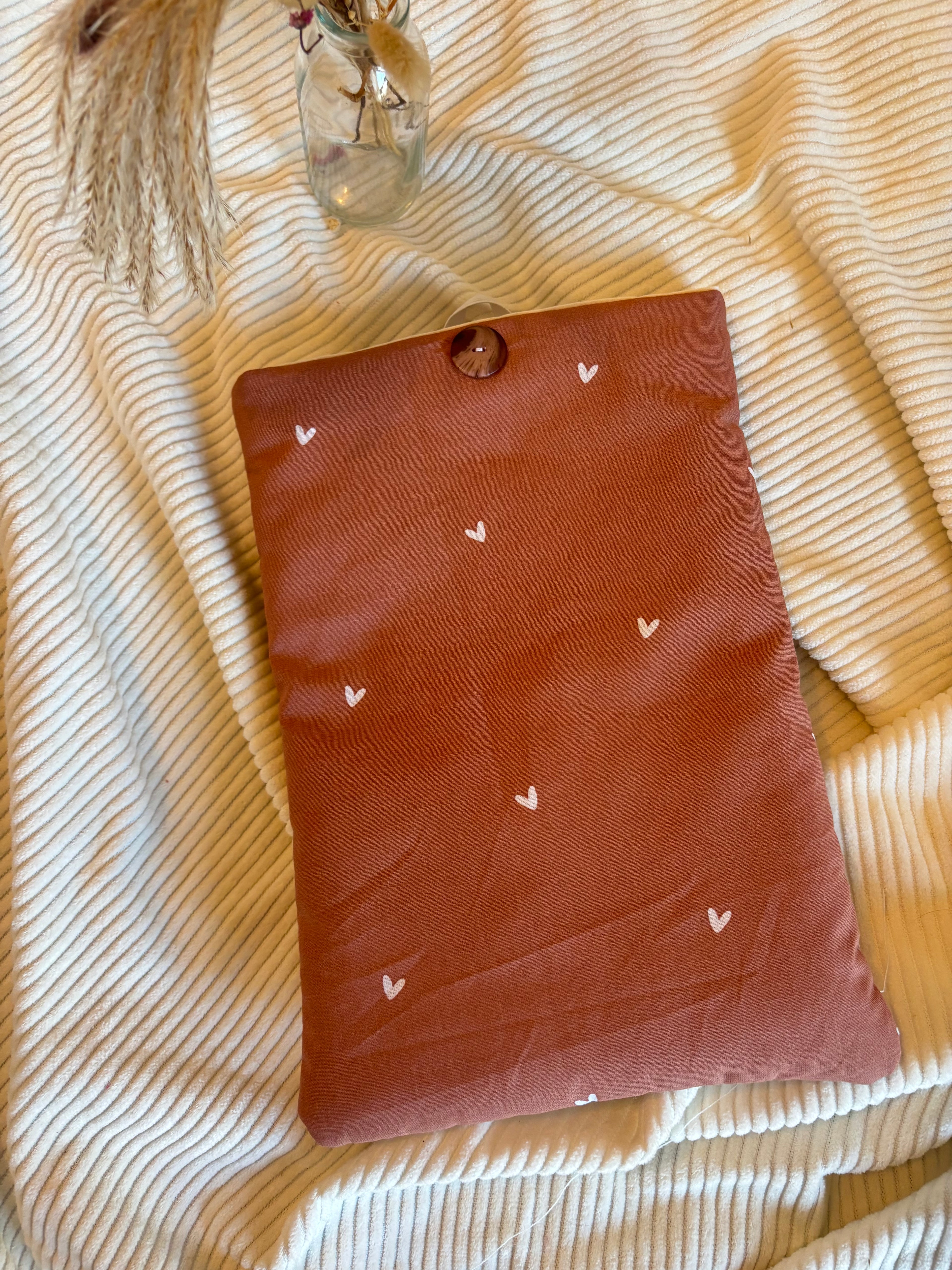 Housse à livre / liseuse Coeur