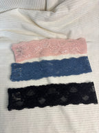 Lot de 3 bandeaux en dentelle