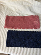 Lot de 2 bandeaux en dentelle large