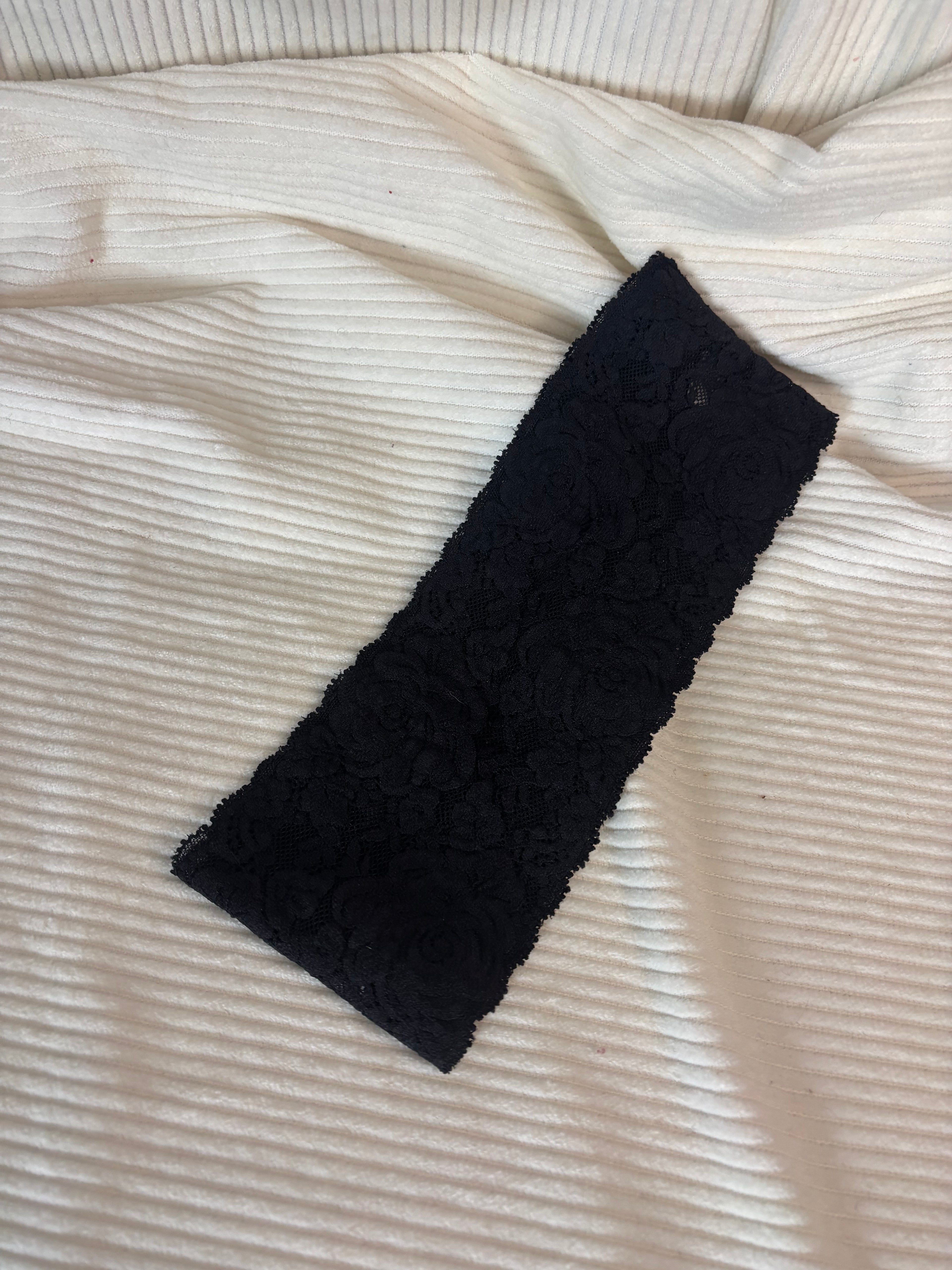 Bandeau en dentelle large