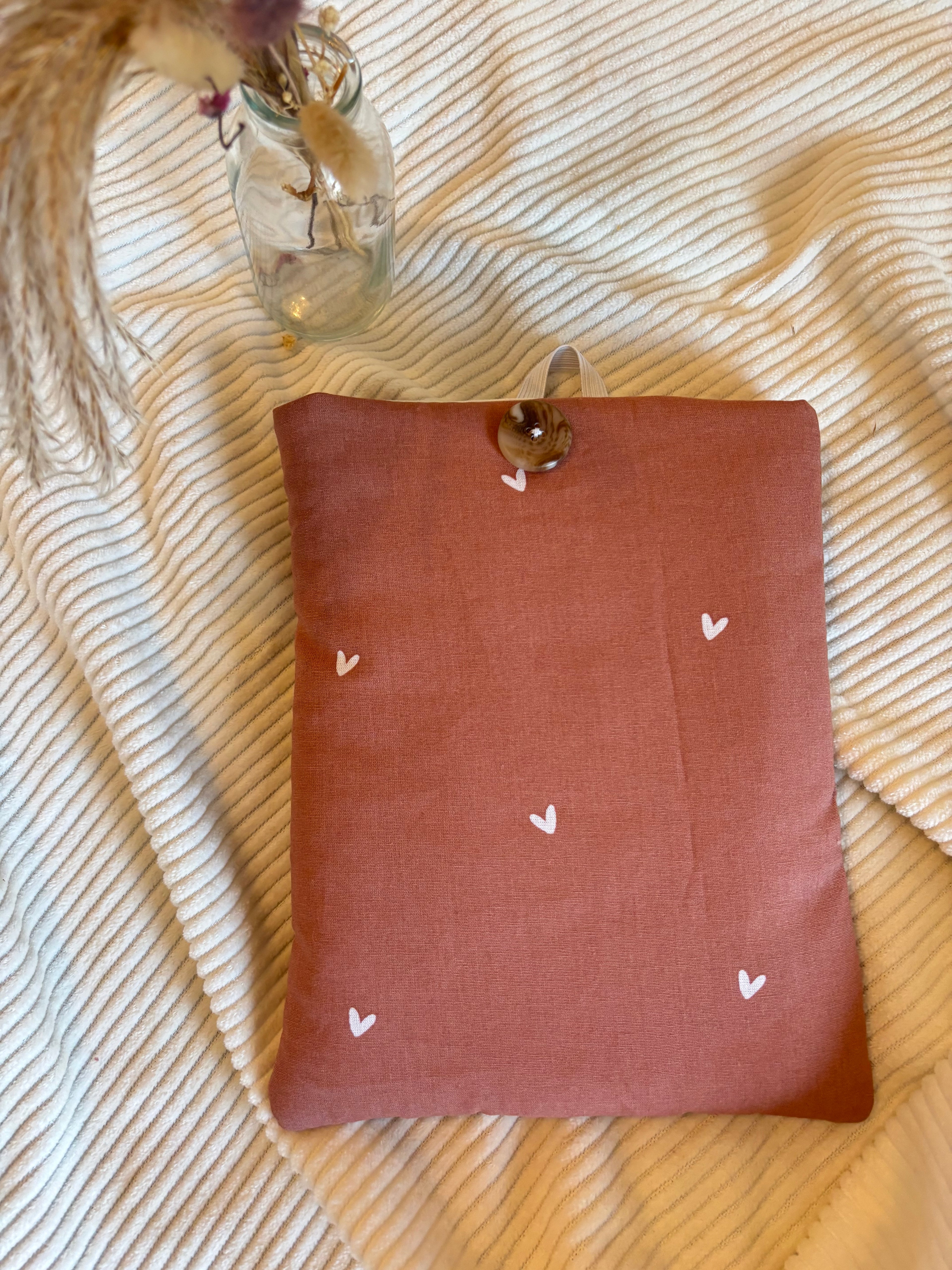 Housse à livre / liseuse Coeur