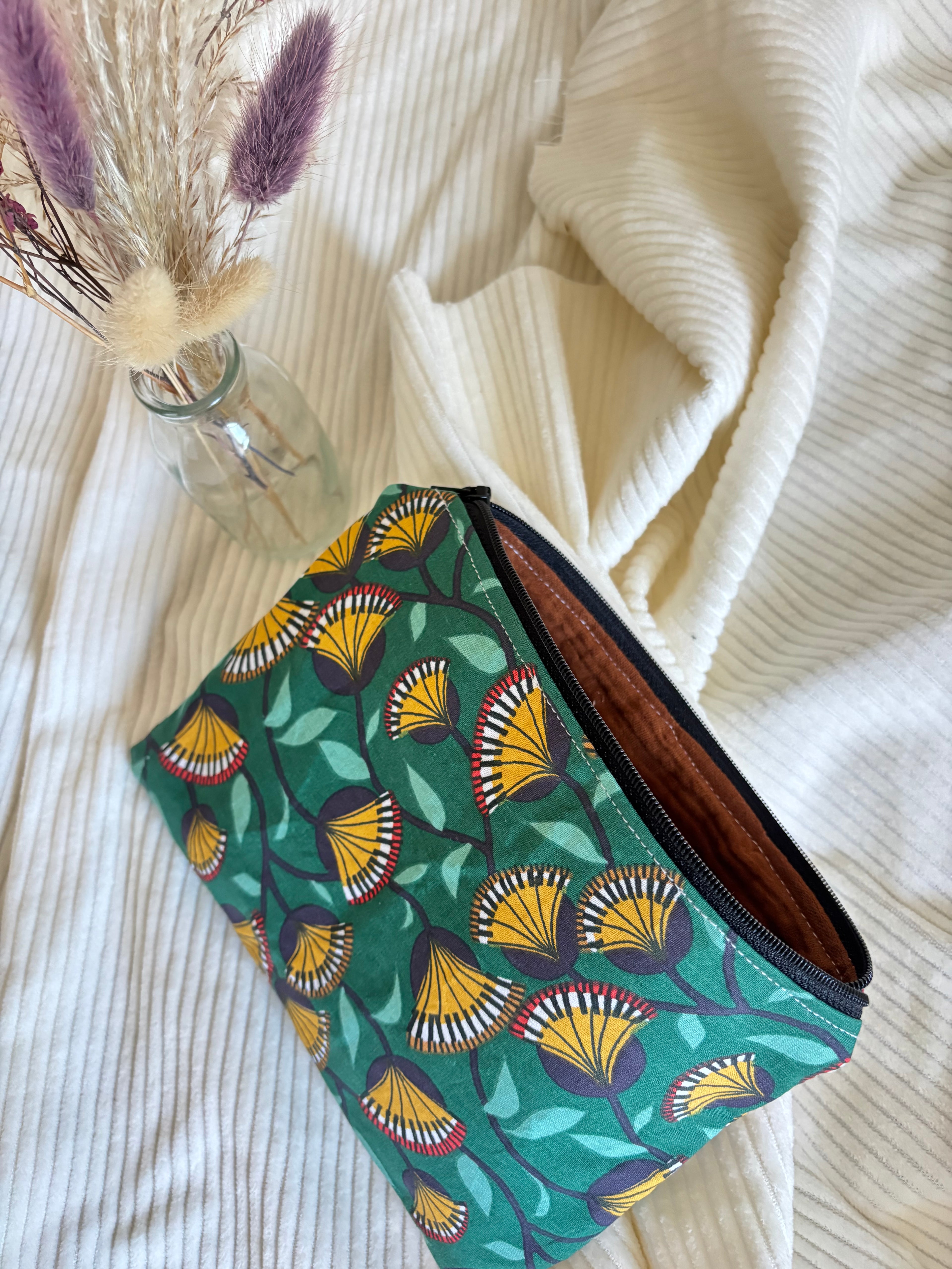 Pochette plate Camélia