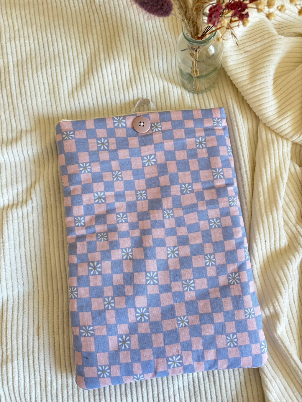 Housse à livre / liseuse Damier