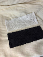 Lot de 2 bandeaux en dentelle large