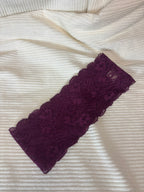 Bandeau en dentelle large