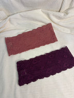 Lot de 2 bandeaux en dentelle large